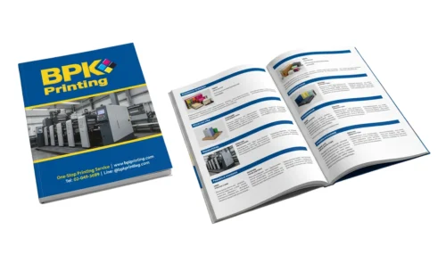 รับพิมพ์แคตตาล็อก แค็ตตาล็อกสินค้า พิมพ์ออฟเซ็ตคุณภาพสูง พร้อมเคลือบด้านจากโรงพิมพ์ BPK Printing