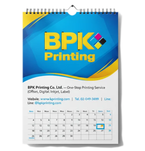รับพิมพ์ปฏิทินแขวน