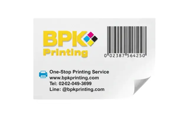 รับพิมพ์สติ๊กเกอร์บาร์โค้ด