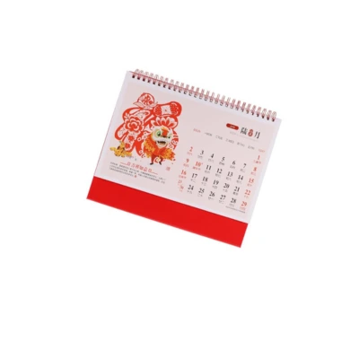 รับพิมพ์ปฏิทินจีนตั้งโต๊ะ ดีไซน์มงคลทันสมัย พิมพ์สีสวยคมชัดพร้อมตารางวันมงคลประจำปี