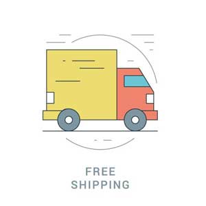 ไอคอนแสดงสัญลักษณ์การจัดส่งฟรี สำหรับบริการสั่งพิมพ์งานออนไลน์ของ BPK Printing