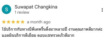 รีวิวจากคุณ Suwapat ที่ใช้บริการมาหลายปี ประทับใจคุณภาพงานและแอดมินที่ตอบแชทได้รวดเร็ว